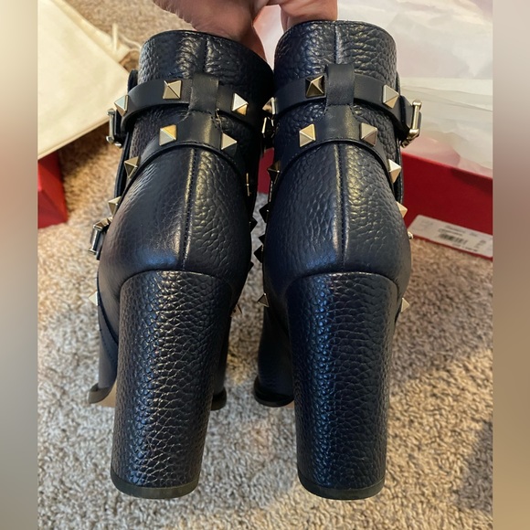 Authentic VALENTINO booties, navy, size 37 - Picture 9 of 16